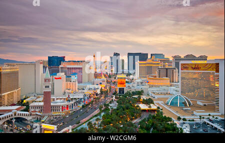 USA, Nevada, Las Vegas, le Strip Banque D'Images