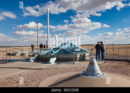 USA, Dakota du Sud, Philip, ICBM Minuteman II Site de lancement de missiles, Delta-09 Banque D'Images