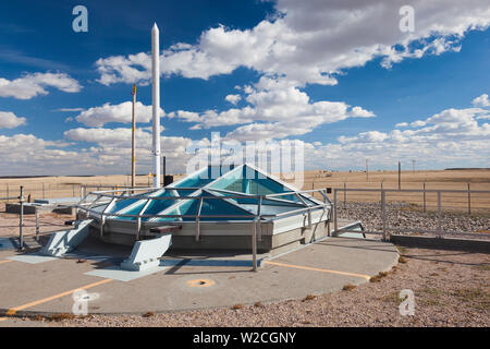 USA, Dakota du Sud, Philip, ICBM Minuteman II Site de lancement de missiles, Delta-09 Banque D'Images