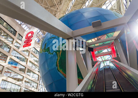 Centrre de CNN, à Atlanta, Georgia, USA Banque D'Images