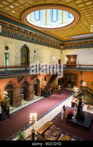 USA, Caroline du Sud, Columbia, South Carolina State House hall Banque D'Images