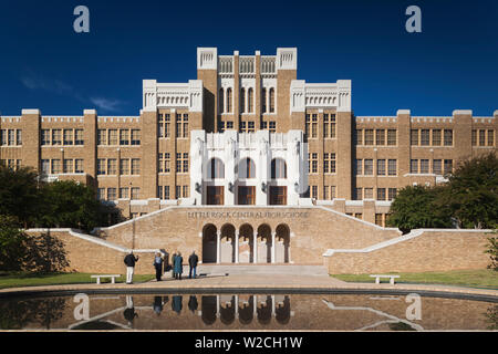 USA, Arkansas, Little Rock, Little Rock Central High School, Lieu historique national, site de 1954 Batailles de déségrégation scolaire Banque D'Images