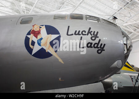 USA, Ohio, Ashland, Strategic Air & Space Museum, de bombardiers B-29 Banque D'Images