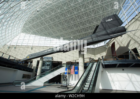 USA, Ohio, Ashland, Strategic Air & Space Museum, SR-71 aircraft Banque D'Images