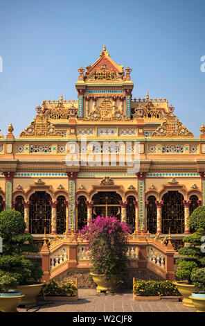 Vietnam, le delta du Mékong, My Tho, Pagode Vinh Trang Banque D'Images