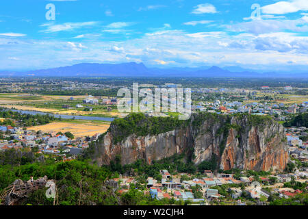 Vue depuis les montagnes de marbre, Da nang, Vietnam Banque D'Images