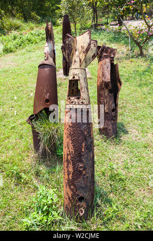 Le Vietnam, de la zone DMZ, Dong Ha, Centre d'action antimines, bombe extérieur afficher Editorial Biens : EPE-VNM-2015-01 Banque D'Images