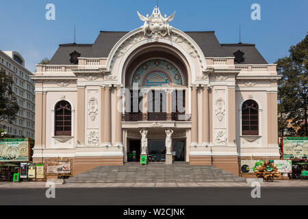 Vietnam, Ho Chi Minh Ville, l'Opéra Banque D'Images