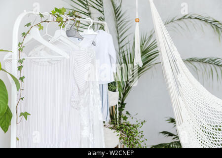 Photo de belle pièce intérieure dans le style de Boho Banque D'Images
