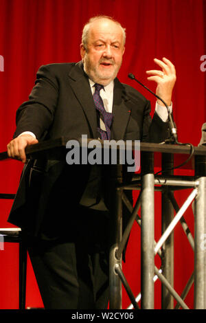 André ROSSINOT, maire de Nancy, parle à Grenoble, Isère, France Banque D'Images