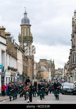 6 juillet 2019. Grant Park, Forres, Moray, Ecosse, Royaume-Uni. C'est une scène de la Highland Games 2019 tenue à Forres. Photo Contenu :- Forres et Distri Banque D'Images