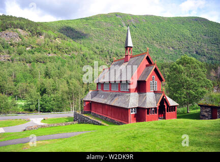 Musée à l'église Borgund en Norvège Banque D'Images