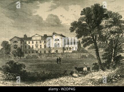 'St. George's Hospital, 1745', (c1876). Créateur : Inconnu. Banque D'Images