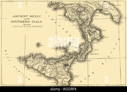 "La Sicile ancienne et le Sud de l'Italie', 1890. Créateur : Inconnu. Banque D'Images