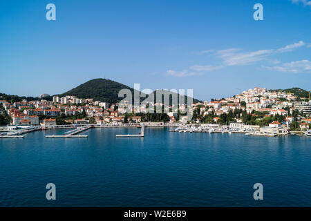 Dubrovnik à partir de la perspective de la Cruise Terminal Banque D'Images