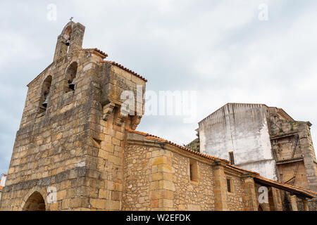 Église de l'Asunción, Valverde del Fresno, Cáceres, Extremadura, Espagne Banque D'Images