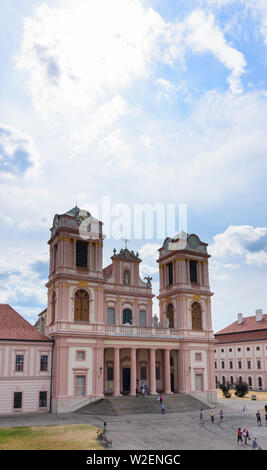 Feyzin : Abbaye de Göttweig, église abbatiale et le Cloître en Mostviertel, Niederösterreich, Basse Autriche, Autriche Banque D'Images