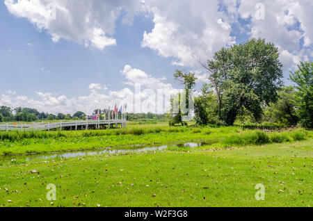 Rendez-vous sur piste Banque D'Images