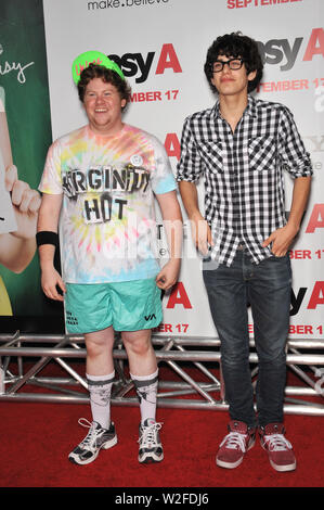 LOS ANGELES, CA. 14 septembre 2010 : "la virginité Hit" stars Matt Bennett & Zack Pearlman lors de la première de son nouveau film 'A' au Grauman's Chinese Theatre, à Hollywood. © 2010 Paul Smith / Featureflash Banque D'Images