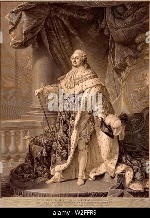 Charles Clément Bervic - Callet - Louis XVI. Banque D'Images