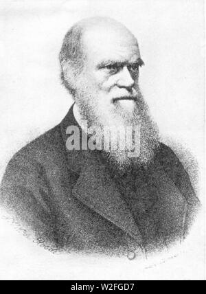 Charles Darwin (1809-1882). Banque D'Images