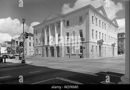 Charleston County Courthouse 82-86 Rue Large Charleston Charleston Comté (Caroline du Sud). Banque D'Images