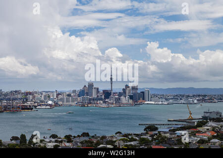 Auckland City Skyline Banque D'Images