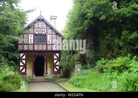 Cheshire Cottage - Biddulph Grange Jardin - Staffordshire, Angleterre - Banque D'Images