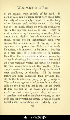 Chesterton - Tout compte fait, p. 233. Banque D'Images