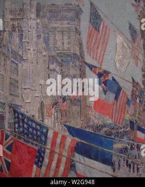 Childe Hassam, alliés 24, mai 1917, 1917. Banque D'Images