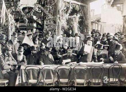 Jury 1889 Exposition agricole de Chisinau. Banque D'Images