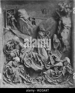 Le Christ à Gethsémani, Veit Stoss. Banque D'Images