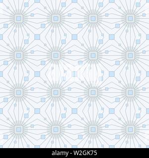 Motif transparent vecteur avec des lignes et des carrés, des raies et des éclats. Ornement géométrique abstrait rétro pour textile, d'impression, papier peint, papier d'emballage, web Illustration de Vecteur