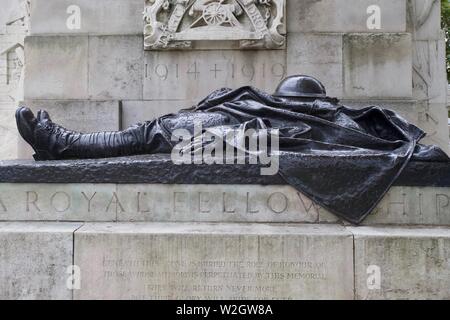 Mémorial de l'Artillerie royale, Hyde Park Corner, London, Angleterre. Banque D'Images