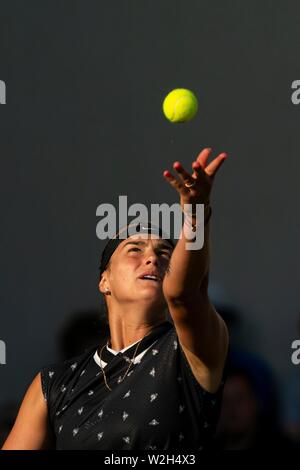 Sebalenka Aryna jouer au tennis à Eastbourne 2019 International Nature Valley Banque D'Images