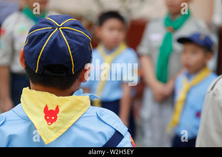 Le mouvement scout. Les scouts. Can Tho. Le Vietnam. Banque D'Images