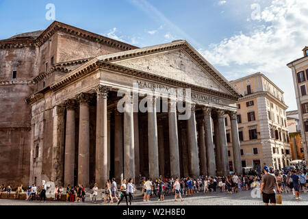 Panthéon temple sacré à Rome - Italie Banque D'Images