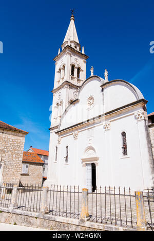 Crkva Marijinog Uznesenja, Église de l'assomption de Marie, Jelsa, Hvar, Dalmatie, Croatie Banque D'Images