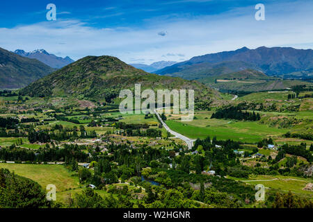 Campagne Près de Arrowtown, Région de l'Otago, île du Sud, Nouvelle-Zélande Banque D'Images