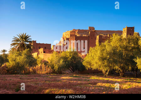 Ancienne ville de Ait Benhaddou au Maroc Banque D'Images