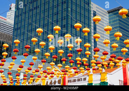 Les célébrations du Nouvel An chinois, China Town, Singapour Banque D'Images