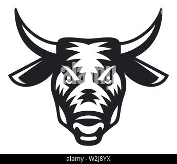 Bull Head icon vector illustration Illustration de Vecteur