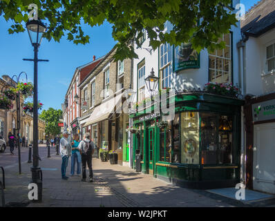 Le centre-ville de Bury St Edmunds Banque D'Images