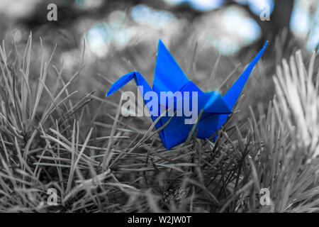 Origami coloré Banque D'Images