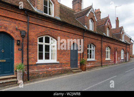 Maisons dans la rue de l'Église, Orford , Suffolk Banque D'Images