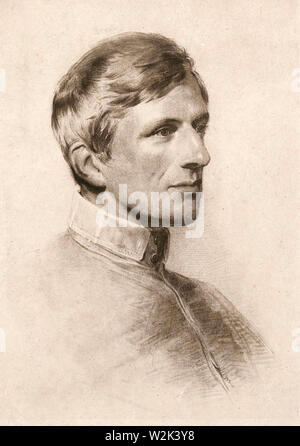 JOHN HENRY NEWMAN (1801-1890) convertir au catholicisme Anglican Banque D'Images