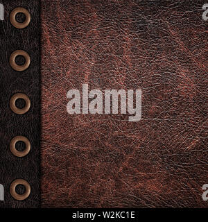 Cuir bicolore vintage background Banque D'Images