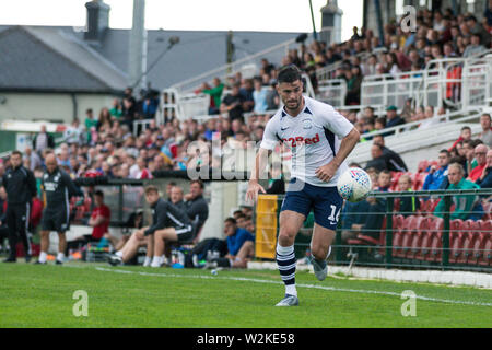 8 juillet 2019, Cork, Irlande - match amical de pré-saison : la ville de Cork FC vs Preston North End FC Banque D'Images