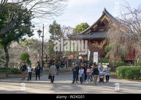 Kiymizu Kannon à Ueno Park à Tokyo est dédié à la déesse de la conception et fréquenté par les femmes qui espèrent concevoir. Banque D'Images