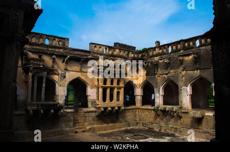 Baignoire de la reine, Hampi Banque D'Images